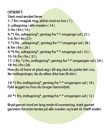 GRATIS Opskrift - Påskeæg